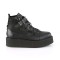 V-CREEPER-566 - Black Vegan Leather  