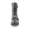 Valor-220 - Black Burgundy Rub Off Vegan Leather