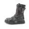 Valor-220 - Black Burgundy Rub Off Vegan Leather