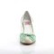 Wiggle-17 - Cream Mint Faux Leather  