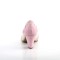 Wiggle-17 - Cream Pink Faux Leather  