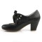 Wiggle-32 - Black Faux Leather  