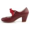 Wiggle-32 - Burgundy Faux Leather  
