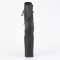 Worship-1020 - Black Faux Leather Matte