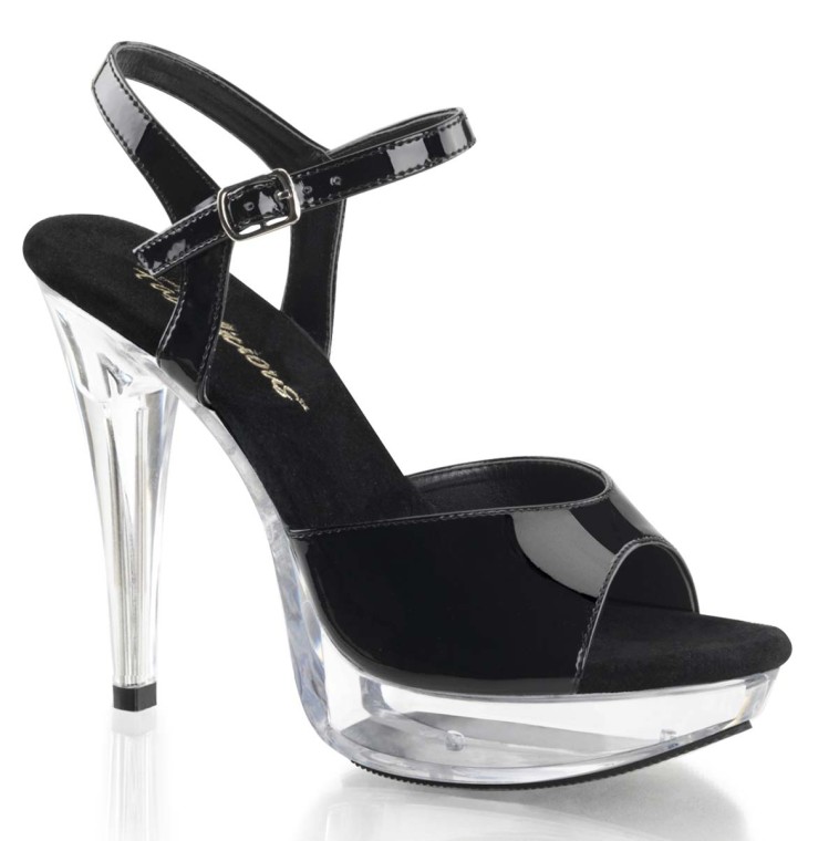 Black Stiletto Heels - Ankle Strap High Heels - Open-Toe Heels - Lulus