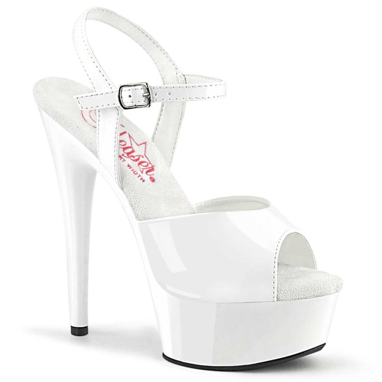 White heels size clearance 4