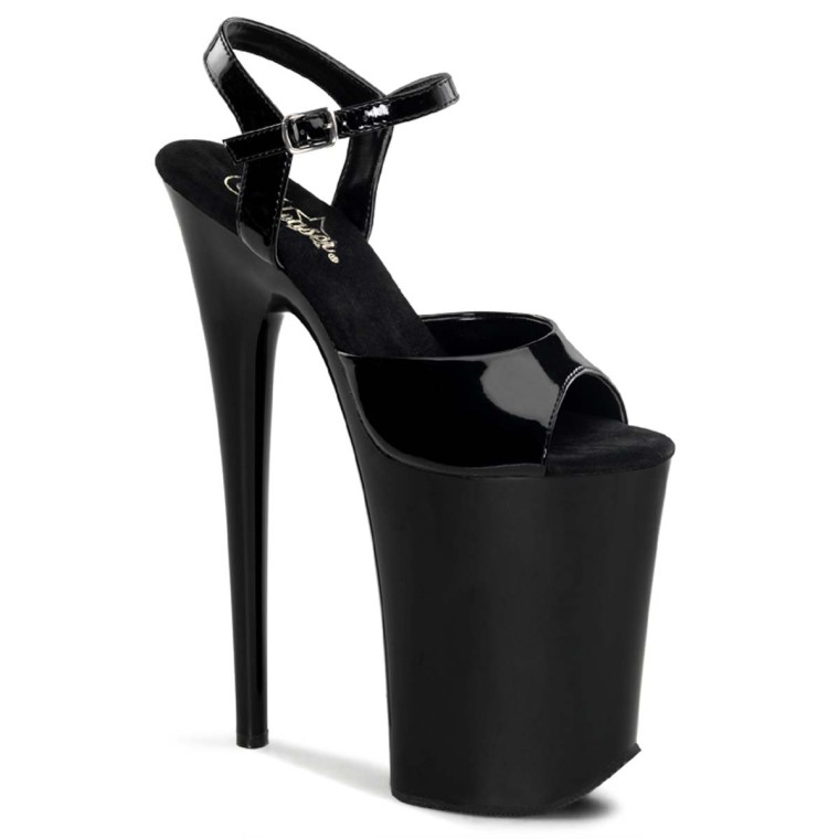 Pleaser INFINITY-2020 9 Inch Heel, 5 1/4 Inch Platform Front Lace-Up Knee  Boot | eBay
