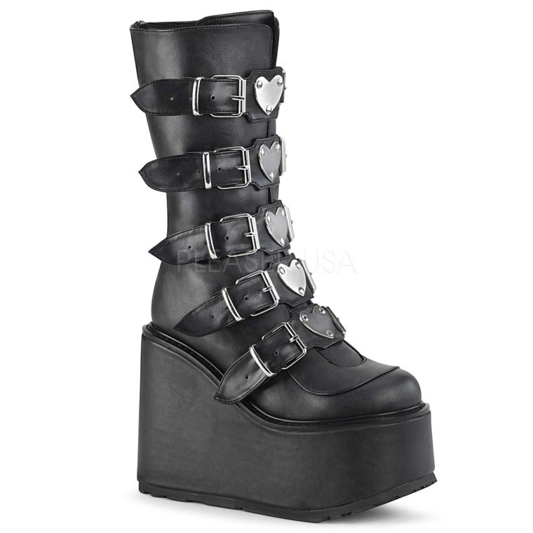 2 inch deals platform boots