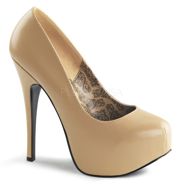 Bordello TEEZE 06 Tan Pu by Pleaser