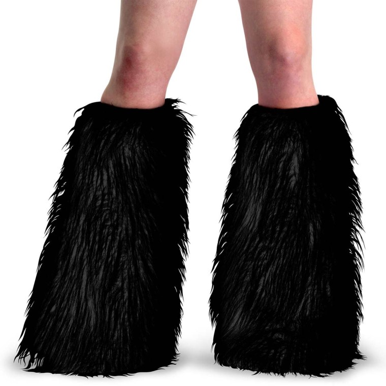 Demonia Yeti-08 Black Faux Fur