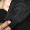 Vintage Crew Neck Sweater Loose Vertical Strip Winter Basic Pullovers - Black