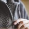 Casual Knit Sweater Half-zip Essentials Hoodies for Men Warm Hooded Sweatshirt Tops - Gray