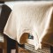 Casual Chenille Round Neck Jumper Mens Warm Skin-friendly Amekaji Knitwears Sweater - Beige