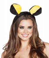 Yellow and Black Bumble Bee Head Piece