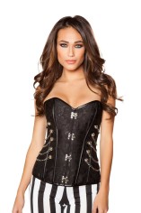 Elegant Corset with Front Clasp Closure