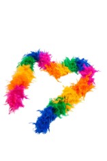 Rainbow 72 Feathered Boa