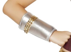 Wrist Cuffs w and Gold Trim Detail