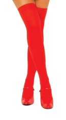 STC201 Red Thigh High Stockings