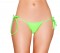 Full Back Tie Side Pucker Back Bottom - Lime Green