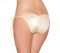 Full Back Tie Side Pucker Back Bottom - Nude