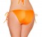 Full Back Tie Side Pucker Back Bottom - Orange