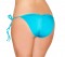 Full Back Tie Side Pucker Back Bottom - Turquoise