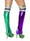 Green and Purple Jester Leggings