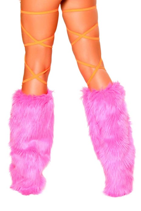 3021 Thigh Wraps - Orange - 100`` Solid Thigh Wraps
Sold Separately Fur Leg Warmers Legwear in Hosiery, Leggings, Stockings and Socks