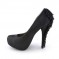 Milou - Beaded Heel Hidden Platform Pumps with Glitter Upper SPECIAL - Size 6