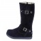 Urban Buckle Kid - Fur Interior Black Velvet Boots SPECIAL - Kids Size 10