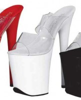 Tony Shoes 914-8 Clear on White SPECIAL - Size 5
