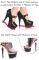 Tony Shoes 126 - Black - Only 5-Inch Heel on 1-Inch Platform Available