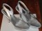 Tony Shoes 409-5 on Silver Platform - SPECIAL - Size 11 - Clear on Silver