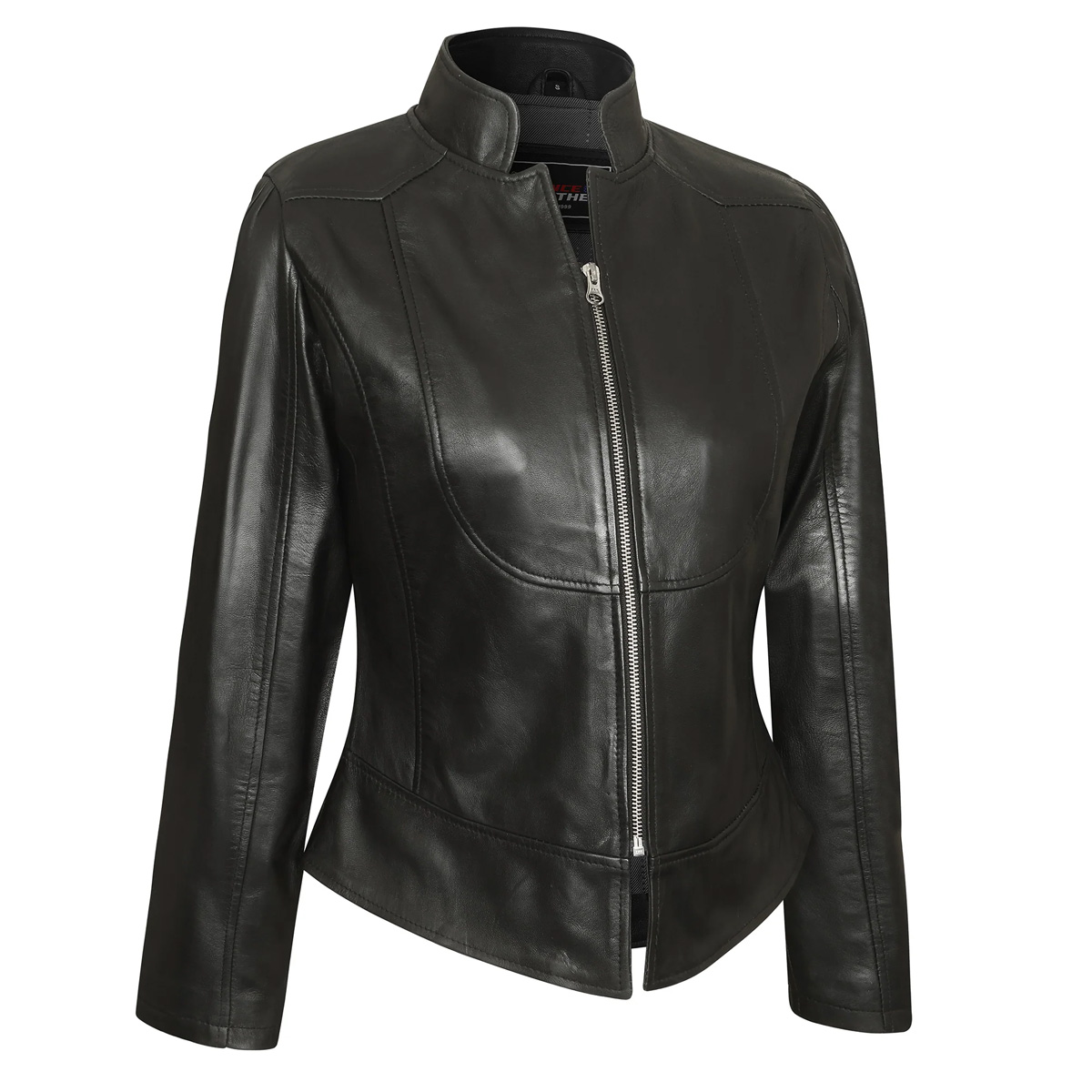 Vance Leathers VL650B ' Ladies Premium Soft Lightweight Black Fitted ...