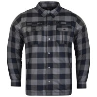 USA’s Riding Shirts with Waterproof Zippers & Optional C.E. Armor - Gray Black