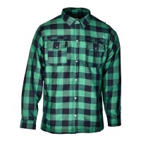 USA’s Riding Shirts with Waterproof Zippers & Optional C.E. Armor - Green Black