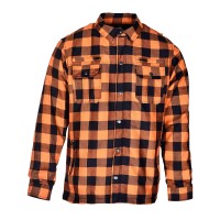 USA’s Riding Shirts with Waterproof Zippers & Optional C.E. Armor - Orange Black