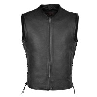 HMM931 Mens Premium High Mileage Leather Vest
