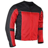 VL1626RB Advanced Velocity 3-Season Mesh/Textile CE Armor Motorcycle Jacket