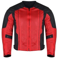 VL1627RB Advanced 3-Season Mesh/Textile CE Armor Motorcycle Jacket