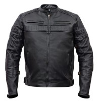 VL513 Vance Leather Mens Padded/Vented Scooter Jacket