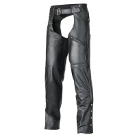 VL804 Pant Style Zipper Pocket Naked Cowhide Leather Chaps

