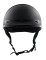 Detour Helmets D.O.T. Gloss Black Half Helmet for Motorcycle Riders with Visor