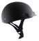 Detour Helmets D.O.T. Flat Black Half Helmet for Motorcycle Riders with Visor