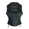 HML1042 High Mileage Ladies Lace Side Leather Vest