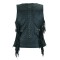 HML1104B Ladies Premium Black Vest with Fringes and Rivets