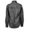 HML604 Womens Black Lambskin Leather Shirt