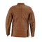 HML703T High Mileage Ladies Brown Fringe and Rivet Leather Jacket