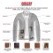 HML703T High Mileage Ladies Brown Fringe and Rivet Leather Jacket