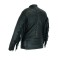 HML704B High Mileage Ladies Black Fringe and Rivet Leather Jacket
